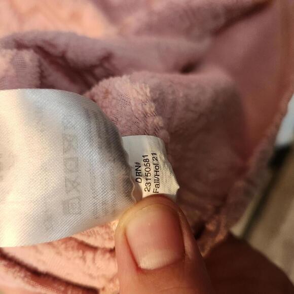 Eddie Bauer Women's Cozy Light Pink Quarter Zip Fleece Pullover - Size Medium - Picture 5 of 8